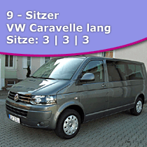 VW-Caravelle Autovermietung Müller Chemnitz